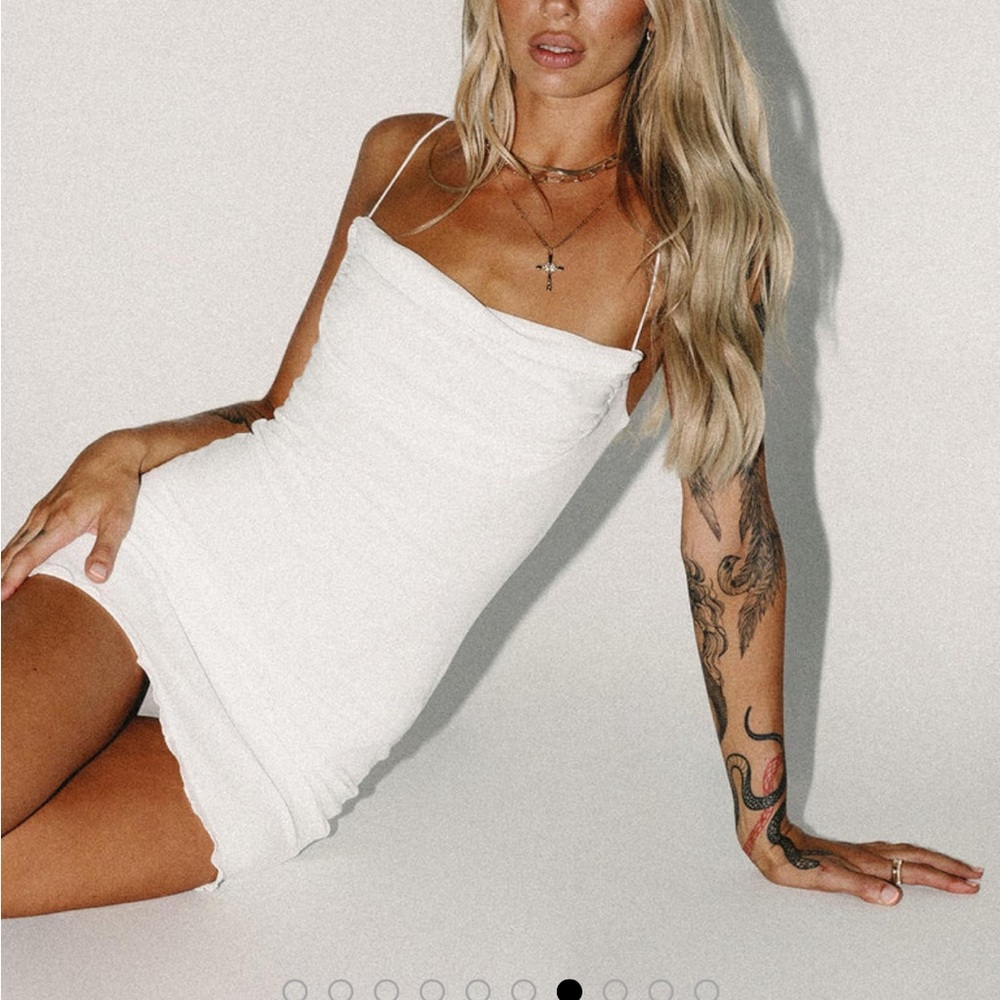 Princess Polly white mini dress